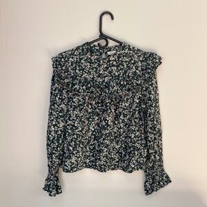 a.n.a. Floral Top Women’s Size Large